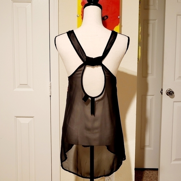 Sheer Racerback Long Tank - Picture 3 of 4